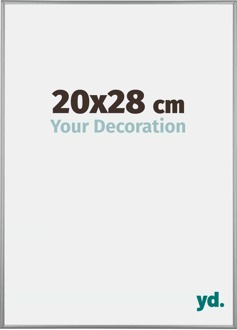 Fotolijst 20x28 cm - Platina - Aluminium - Kent