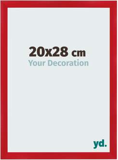 Fotolijst 20x28 cm - Rood - MDF - Pisa