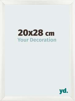 Fotolijst 20x28 cm - Wit Geveegd - MDF - Pisa