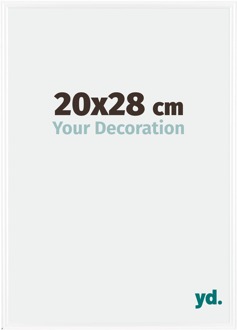 Fotolijst 20x28 cm - Wit Hoogglans - Kunststof - Bordeaux