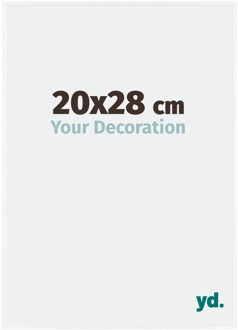 Fotolijst 20x28 cm - Wit Hoogglans - Kunststof - Evry