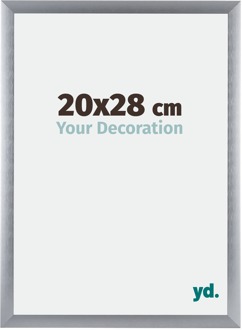 Fotolijst 20x28 cm - Zilver Geborsteld - Aluminium - Tucson