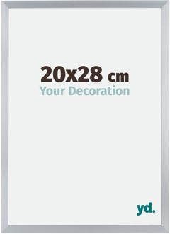 Fotolijst 20x28 cm - Zilver Glans - MDF - Catania