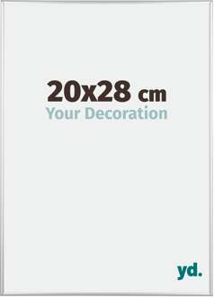 Fotolijst 20x28 cm - Zilver Glanzend - Aluminium - Austin
