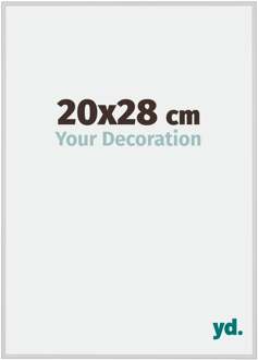 Fotolijst 20x28 cm - Zilver Mat - Aluminium - Miami