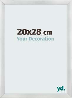 Fotolijst 20x28 cm - Zilver Mat - MDF - Pisa