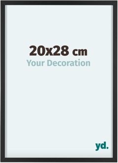 Fotolijst 20x28 cm - Zwart - Aluminium - Virginia