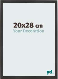Fotolijst 20x28 cm - Zwart Mat - MDF - Bologna