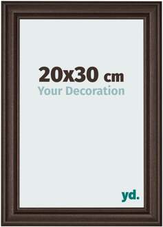 Fotolijst 20x30 cm - Eiken Donker - MDF - Lazio