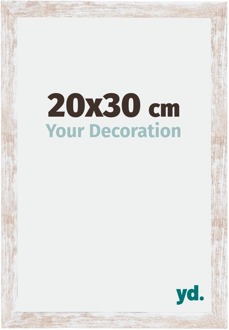 Fotolijst 20x30 cm - White Wash - MDF - Catania