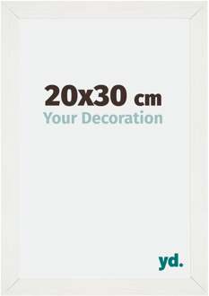 Fotolijst 20x30 cm - Wit Geveegd - MDF - Mura