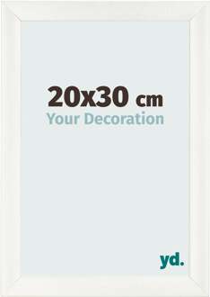 Fotolijst 20x30 cm - Wit Geveegd - MDF - Pisa