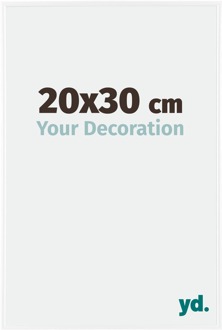 Fotolijst 20x30 cm - Wit Hoogglans - Kunststof - Evry