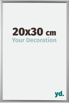 Fotolijst 20x30 cm - Zilver - Kunststof - Bordeaux