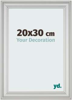 Fotolijst 20x30 cm - Zilver Mat - MDF - Lazio