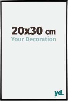 Fotolijst 20x30 cm - Zwart Hoogglans - Kunststof - Evry