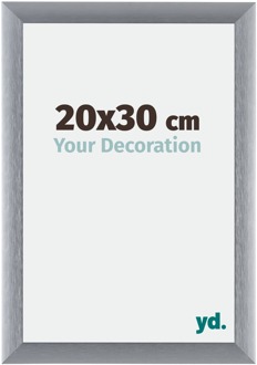 Fotolijst 20x30cm Zilver Geborsteld Aluminium Tucson - 20x30 cm
