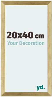 Fotolijst 20x40 cm - Goud Glans - MDF - Mura