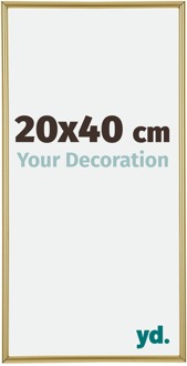 Fotolijst 20x40 cm - Goud - Kunststof - Annecy