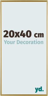 Fotolijst 20x40 cm - Goud - Kunststof - Evry
