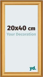 Fotolijst 20x40 cm - Goud Mat - MDF - Lazio