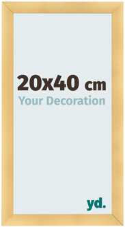 Fotolijst 20x40 cm - Goud Mat - MDF - Pisa