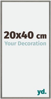 Fotolijst 20x40 cm - Mercury Structuur - Aluminium - New York