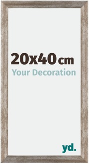 Fotolijst 20x40 cm - Metaal Vintage - MDF - Mura