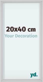Fotolijst 20x40 cm - Wit - Aluminium - Virginia