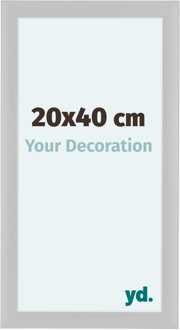 Fotolijst 20x40 cm - Wit Hoogglans - MDF - Como