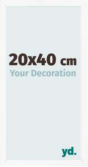 Fotolijst 20x40 cm - Wit Mat - MDF - Bologna