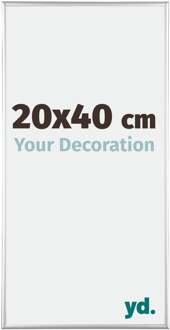 Fotolijst 20x40 cm - Zilver Glanzend - Aluminium - Austin