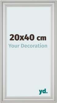 Fotolijst 20x40 cm - Zilver Mat - MDF - Lazio