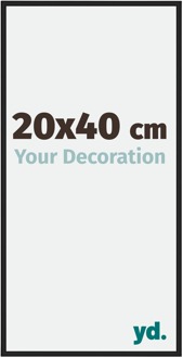 Fotolijst 20x40 cm - Zwart Mat - Aluminium - New York