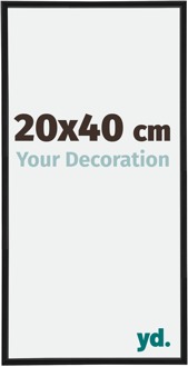 Fotolijst 20x40 cm - Zwart Mat - Kunststof - Antony