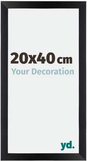 Fotolijst 20x40 cm - Zwart Mat - MDF - Mura