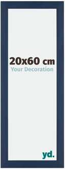 Fotolijst 20x60 cm - Donkerblauw Geveegd - MDF - Mura