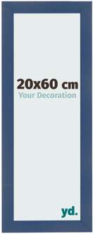 Fotolijst 20x60 cm - Donkerblauw Geveegd - MDF - Pisa