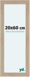 Fotolijst 20x60 cm - Eiken Licht - MDF - Como