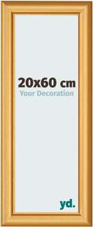 Fotolijst 20x60 cm - Goud Mat - MDF - Lazio