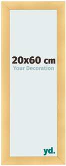 Fotolijst 20x60 cm - Goud Mat - MDF - Pisa