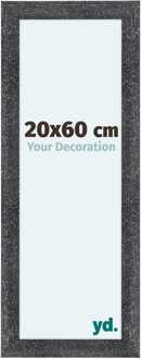 Fotolijst 20x60 cm - Grijs Geveegd - MDF - Como