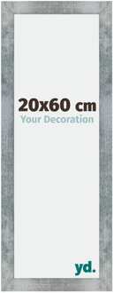 Fotolijst 20x60 cm - IJzer Geveegd - MDF - Mura
