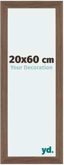 Fotolijst 20x60 cm - Walnoot Donker - MDF - Mura