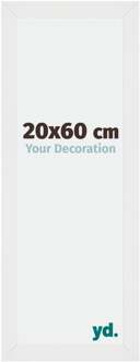 Fotolijst 20x60 cm - Wit Hoogglans - MDF - Mura