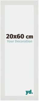 Fotolijst 20x60 cm - Wit Mat - MDF - Mura