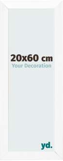 Fotolijst 20x60 cm - Wit Mat - MDF - Pisa