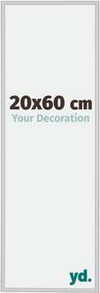 Fotolijst 20x60 cm - Zilver Mat - Aluminium - Miami