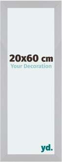 Fotolijst 20x60 cm - Zilver Mat - MDF - Mura