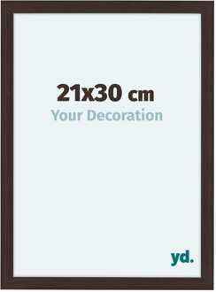 Fotolijst 21x30 cm - Eiken Donker - MDF - Como